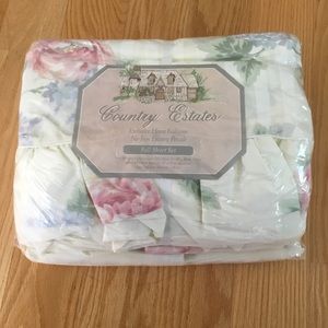 4-Piece FULL Sheet Set Floral Print